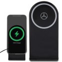 Mercedes składana ład. indukcyjna2w1 MEMFBGSLK 15W czarny/black Silver Star MagSafe