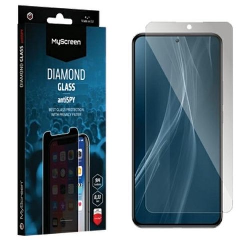 MS AntiSPY Diamond Glass iPhone 15 ProMax 6.7" Szkło Hartowane