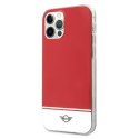 Mini MIHCP12LPCUBIRE iPhone 12 Pro Max 6,7" czerwony/red hard case Stripe Collection