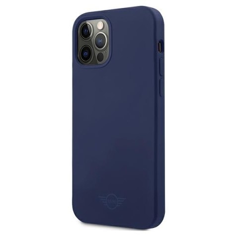 Mini MIHCP12MSLTNA iPhone 12/12 Pro 6,1"granatowy/navy hard case Silicone Tone On Tone
