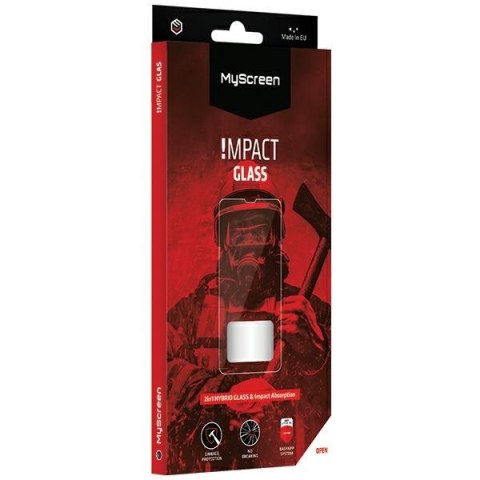 MS ImpactGLASS iPhone 13 mini 5.4"czarny/black Antyuderzeniowe szkło hybrydowe 8H