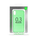 Puro Nude 0.3 iPhone X fluo zielony /fluo green X/Xs IPCX03NUDEGRN