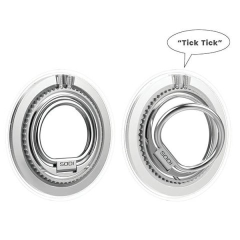 SODI Dwustronny magnetyczny Ring StandBM-350 biały/white MagSafe