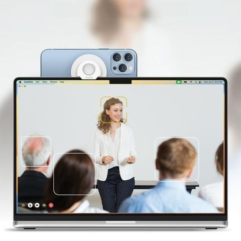 SODI Uchwyt indukcyjny do MacBookaBM-300 biały/white MagSafe