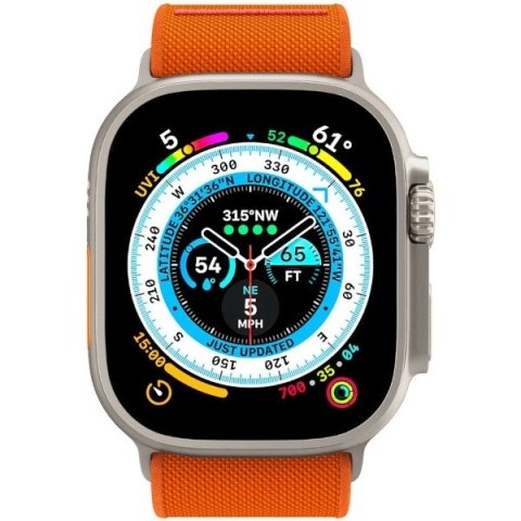 Spigen Fit Lite Apple Watch 4/5/6/7/SE/SE 3/Ultra 42/44/45/49 mm pomaranczowy/orange AMP05986