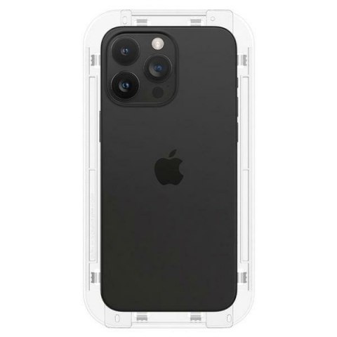 Spigen Glas.TR FC iPhone 15 Pro Max 6.7""EZ FIT" 2 szt. szkło hartowane czarna ramka AGL06873