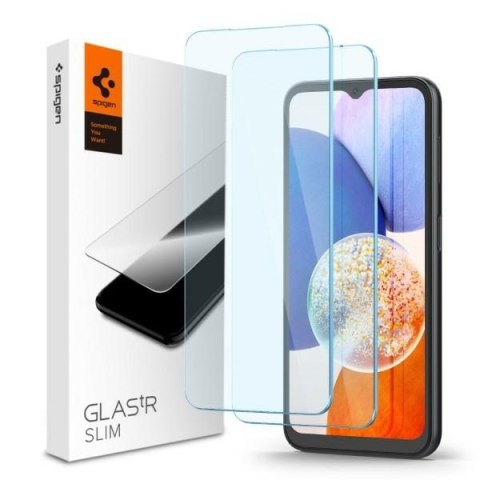 Spigen Glas.TR Slim Sam A15/A25/M15 4G/5G 2szt./2pcs szkło hartowane AGL07447