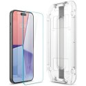 Spigen Glas.TR iPhone 15 6.1" "EZ FIT" 2 szt. clear szkło hartowane AGL06903