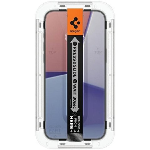 Spigen Glas.TR iPhone 15 / 16 6.1" "EZ FIT" 2 szt. clear szkło hartowane AGL06903