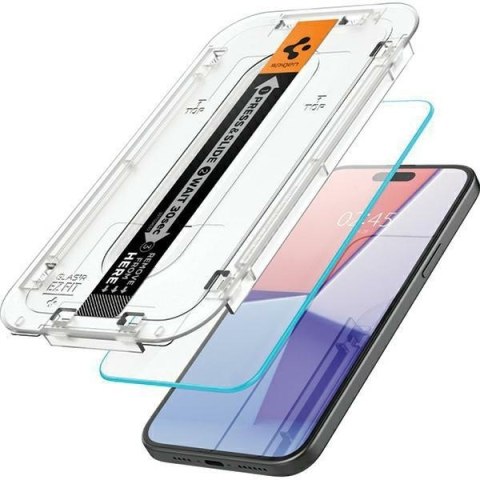 Spigen Glas.TR iPhone 15 Pro Max 6.7""EZ FIT" 2 szt. clear szkło hartowane AGL06872