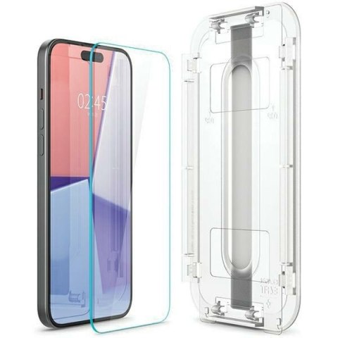 Spigen Glas.TR iPhone 15 Pro Max 6.7""EZ FIT" 2 szt. clear szkło hartowane AGL06872