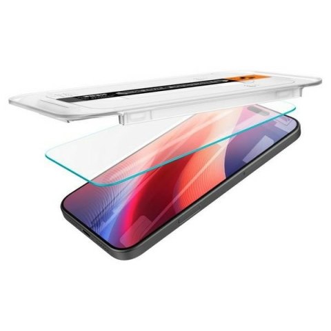 Spigen Glas.TR iPhone 16 Pro 6.3""EZ FIT" clear szkło hartowane AGL07935