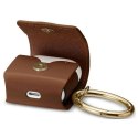 Spigen La Manon AirPods 1/2 Case PULeather brązowy/brown 074CS26378