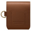 Spigen La Manon AirPods 1/2 Case PULeather brązowy/brown 074CS26378