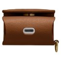 Spigen La Manon AirPods 1/2 Case PULeather brązowy/brown 074CS26378