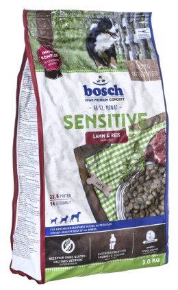 BOSCH Sensitive Lamb & Rice - karma dla psów z wrażliwym żołądkiem z jagnięciną i ryżem 3kg