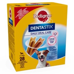 PEDIGREE DentaStix Small - przysmak dentystyczny dla psów małych ras - 28 sztuk (4x110 g)