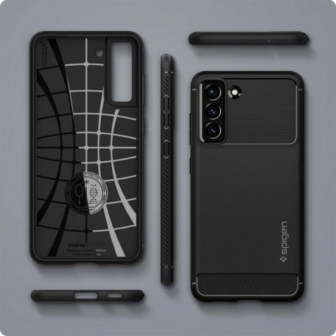 Spigen Rugged Armor Samsung G990 S21 FEczarny/black matte ACS03049