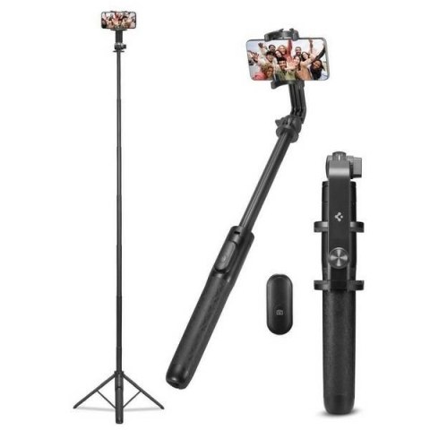 Spigen Selfiestick S560WTripod Bluetooth czarny/black AMP05813