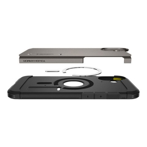 Spigen Tough Armor MAG iPhone 16 6.1"MagSafe gunmetal ACS08215