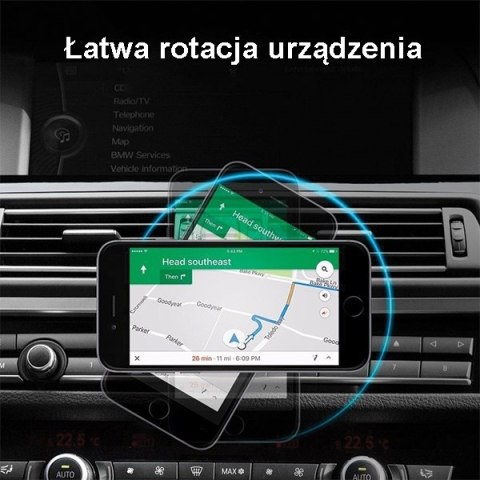 Spigen Uchwyt QS24 Air Vent Magneticuniwersalny czarny 000CG21944