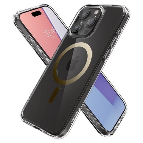 Spigen Ultra Hybrid MAG iPhone 15 ProMax 6,7" Magsafe złoty/gold ACS06579