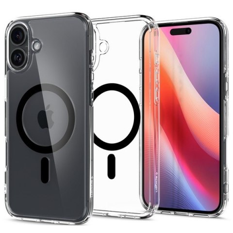 Spigen Ultra Hybrid MAG iPhone 16 6.1"MagSafe czarny/black ACS08206