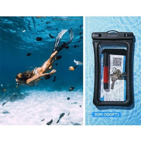 Spigen Waterproof Case A610 UniversalCzarny/Black AMP04529