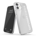 SuperDry Snap iPhone 12 mini Clear Casebiały/white 42593