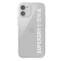 SuperDry Snap iPhone 12 mini Clear Casebiały/white 42593