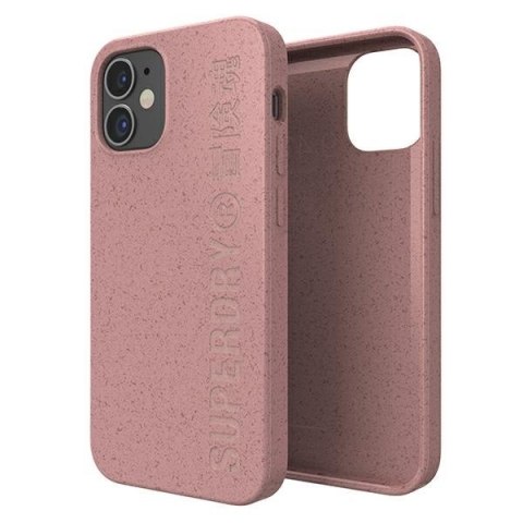SuperDry Snap iPhone 12 mini CompostableCase różowy/pink 42620