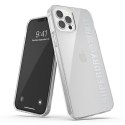 SuperDry Snap iPhone 12/12 Pro Clear Case srebrny/silver 42591