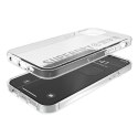 SuperDry Snap iPhone 12/12 Pro Clear Case srebrny/silver 42591