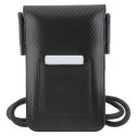 Torebka BMW BMOWBPUCARTCBK Wallet Bag czarny/black Carbon Tricolor Line