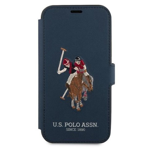 US Polo USFLBKP12LPUGFLNV iPhone 12 ProMax 6,7" granatowy/navy book Polo Embroidery Collection