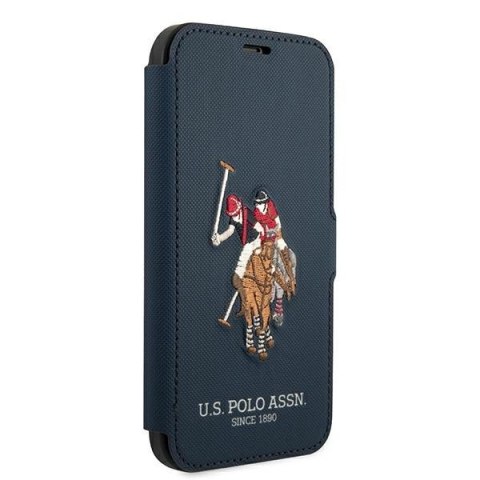 US Polo USFLBKP12LPUGFLNV iPhone 12 ProMax 6,7" granatowy/navy book Polo Embroidery Collection