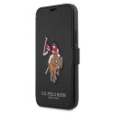 US Polo USFLBKP12MPUGFLBK iPhone 12/12Pro 6,1" czarny/black book Polo Embroidery Collection