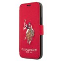 US Polo USFLBKP12MPUGFLRE iPhone 12/12Pro 6,1" czerwony/red book Polo Embroidery Collection