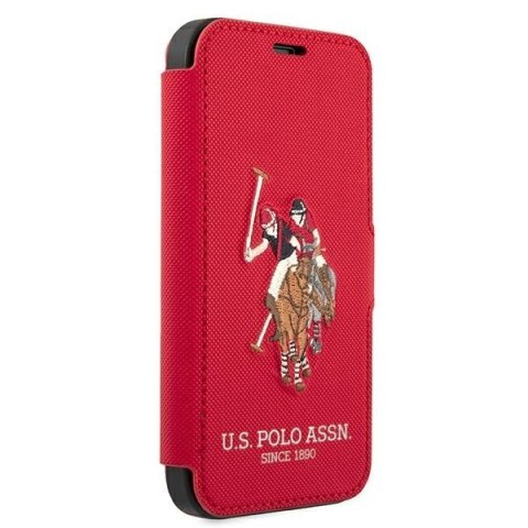 US Polo USFLBKP12MPUGFLRE iPhone 12/12Pro 6,1" czerwony/red book Polo Embroidery Collection
