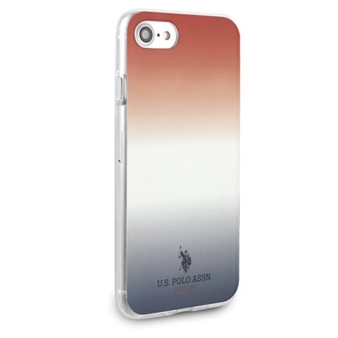 US Polo USHCI8TRDGRB iPhone 7/8/SE 2020/ SE 2022 czerwono-niebieski/blue&red Gradient Pattern Collection