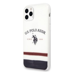 US Polo USHCN58PCSTRB iPhone 11 Pro biały/white Tricolor Pattern Collection