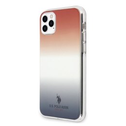 US Polo USHCN58TRDGRB iPhone 11 Pro czerwono-niebieski/blue&red Gradient Pattern Collection