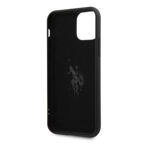 US Polo USHCN65SLHRBK iPhone 11 Pro Maxczarny/black Silicone Collection