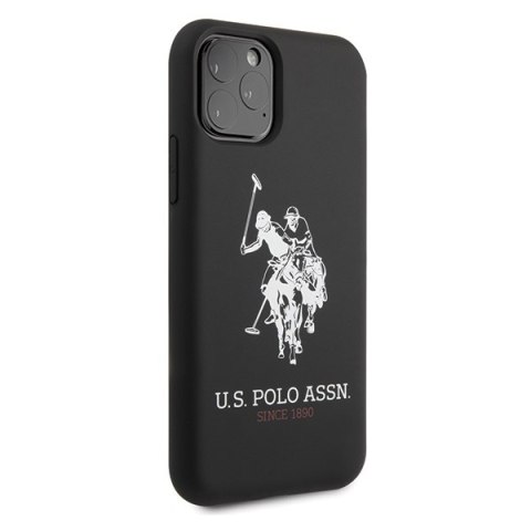 US Polo USHCN65SLHRBK iPhone 11 Pro Maxczarny/black Silicone Collection