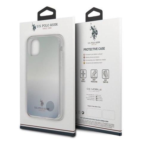 US Polo USHCN65TRDGLB iPhone 11 Pro Maxniebieski/blue Gradient Pattern Collection