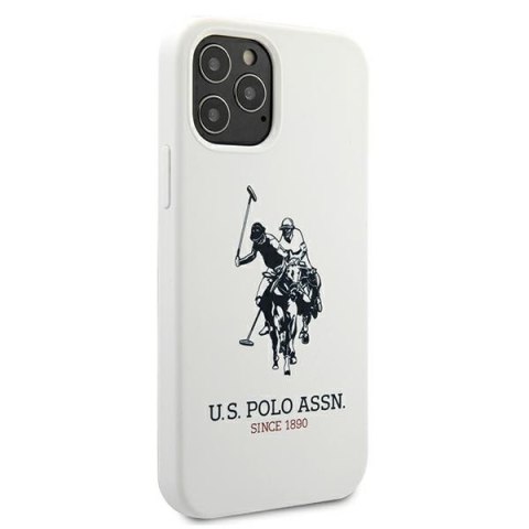 US Polo USHCP12LSLHRWH iPhone 12 Pro Max6,7" biały/white Silicone Collection