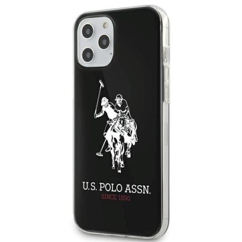 US Polo USHCP12LTPUHRBK iPhone12 Pro Max 6,7" czarny/black Shiny Big Logo