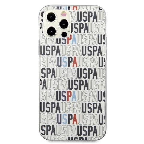 US Polo USHCP12MPCUSPA6 iPhone12/12 Pro 6,1" biały/white Logo Mania Collection