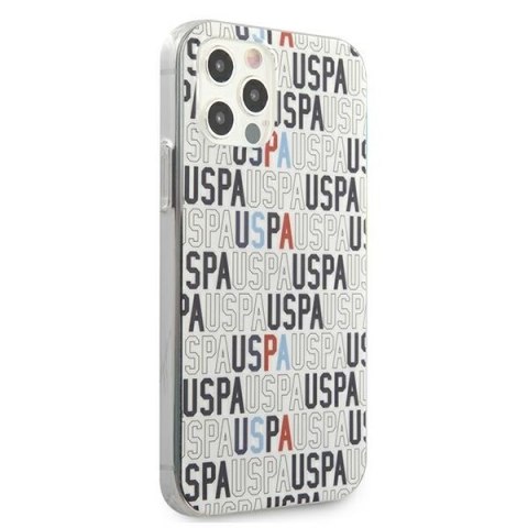US Polo USHCP12MPCUSPA6 iPhone12/12 Pro 6,1" biały/white Logo Mania Collection
