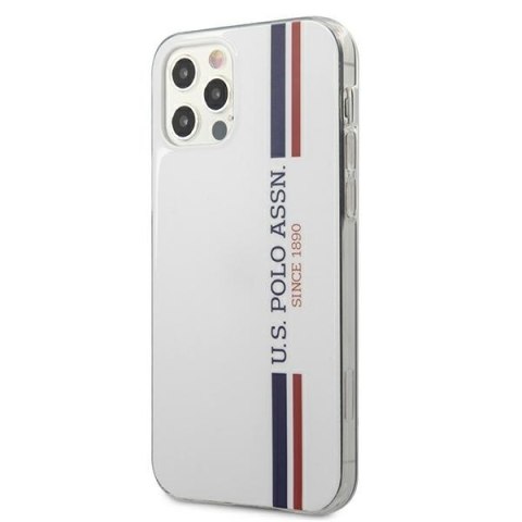 US Polo USHCP12MPCUSSWH iPhone12/12 Pro 6,1" biały/white Tricolor Collection